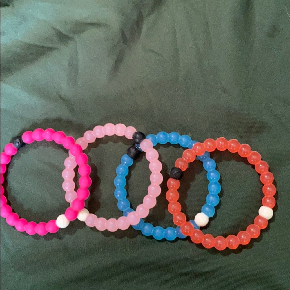 4 Lokai bracelets